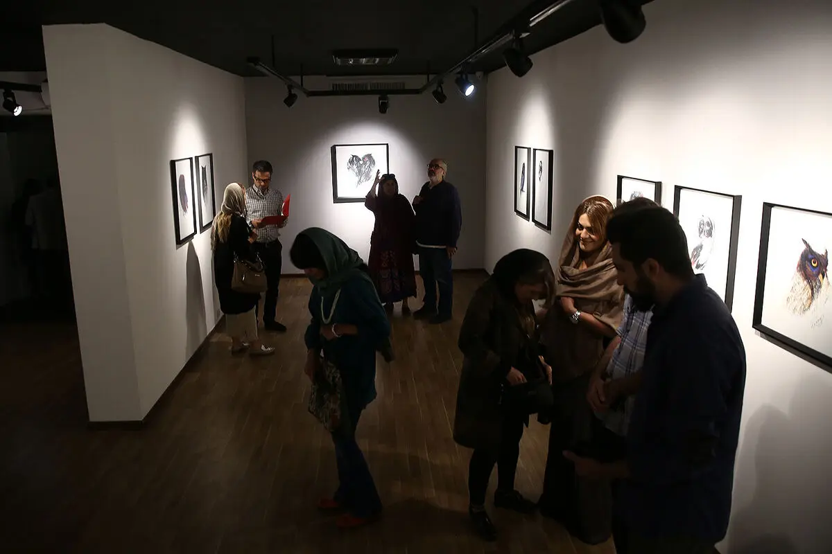 نمایشگاه آثار کامبیز درم بخش و سهیل حسینی در گالری آ
