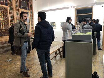 نمایشگاه آثار مسلم علم‌زاده و حسن روح‌الامین در باغ موزه هنر ایرانی