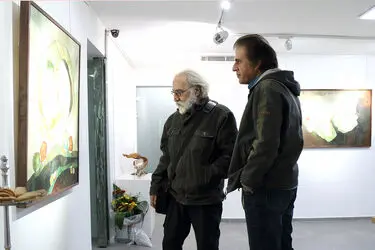 نمایشگاه نقاشی افروز هوشنگ با عنوان "مغاک" در گالری مژده