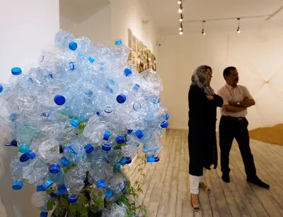 نگاهی به رابطه انسان با زمین در نمایشگاه 
