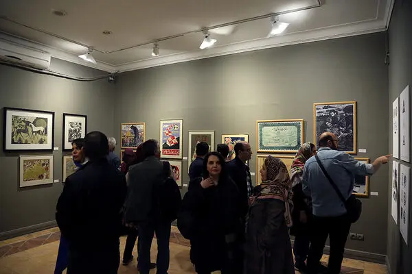 ببینید: افتتاح نمایشگاه هنرمند پیشگام هنر نوگرای ایران 