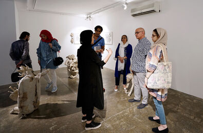 از شیخ اشراق تا شکل‌گیری گیاهان در گالری محسن / گزارش تصویری ایران‌آرت از  نمایشگاه 
