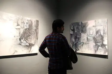 نمایشگاه نقاشی مهدی راحمی گالری وارطان