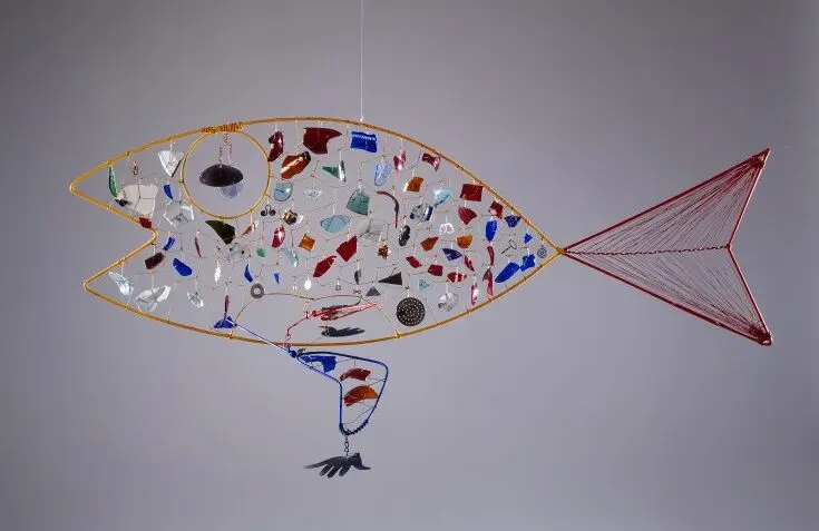 نمایش آثار الکساندر کالدر در نگارخانه ملی آمریکا/عکس