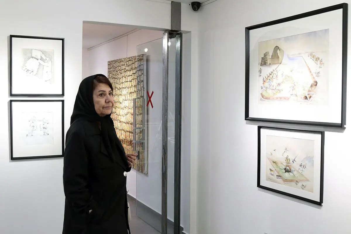  نمایشگاه مروری بر آثار بهمن رضایی در گالری مژده