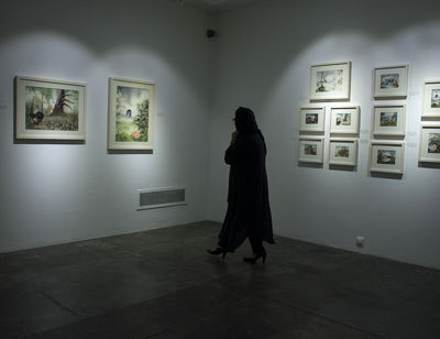 Shirin Gallery Hosts Shima Faridani Painting Exhibition