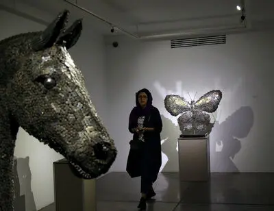 ببینید: رویای آهنی مجید حسنی در گالری شیرین