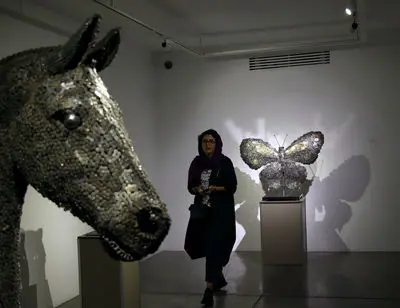 ببینید: رویای آهنی مجید حسنی در گالری شیرین