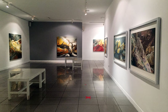 نمایشگاه نقاشی آتش شاه کرمی در گالری ویستا
