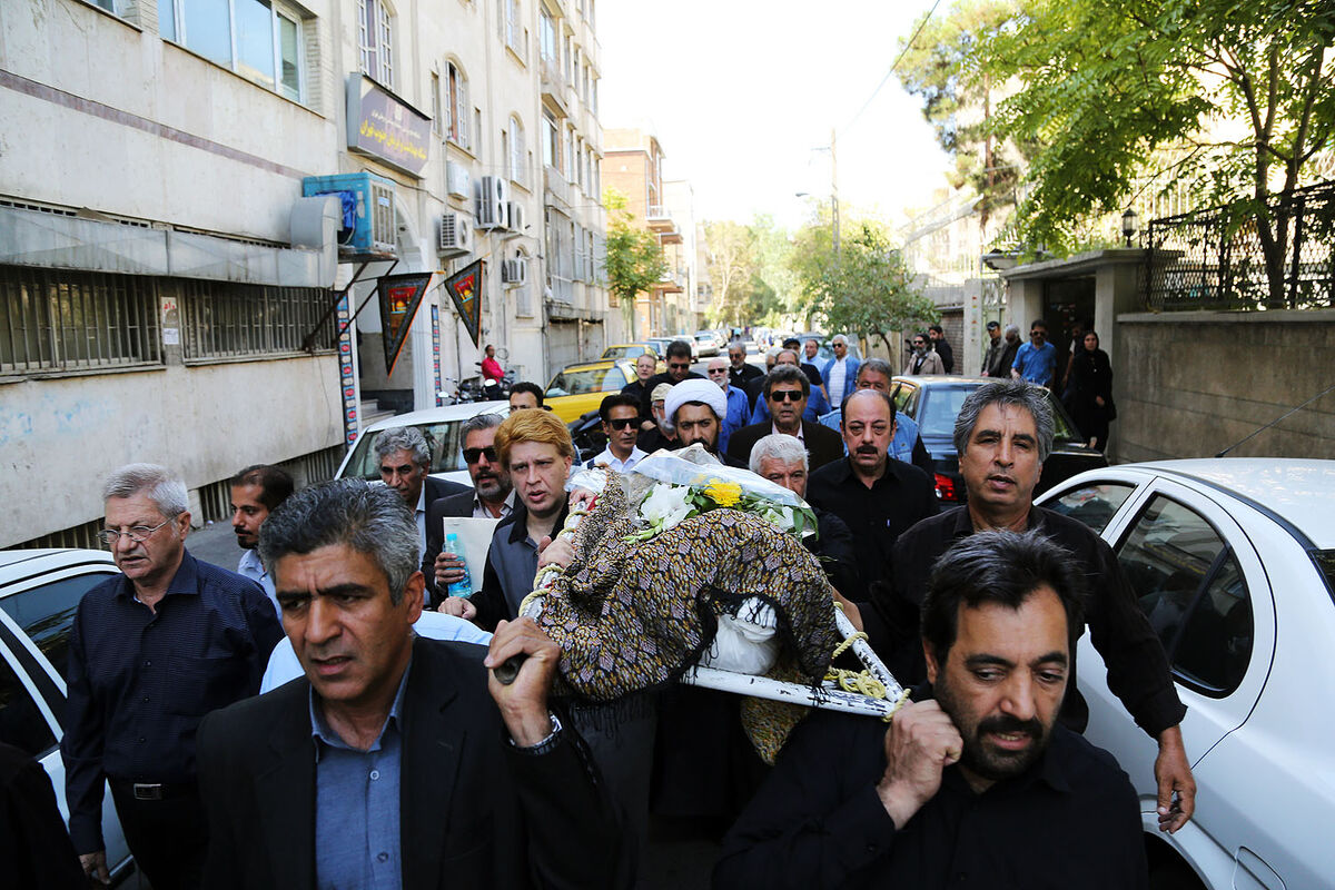 تشییع پیکر پرویز تاییدی در خانه سینما