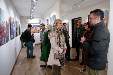 نمایشگاه نقاشی عاطفه بخشایش در گالری بهارک