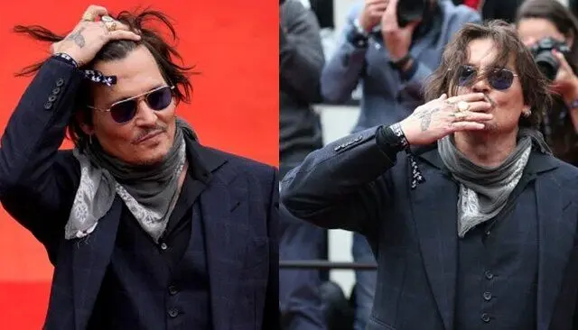 جانی دپ هو می‌شود یا تشویق؟ | حضور پرمخاطره جانی دپ در کن