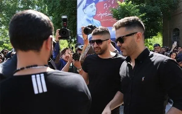 فقط 9 هنرمند در مراسم تشییع بهنام صفوی/عکس