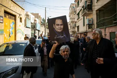 تشییع پیکر رضا داوودنژاد