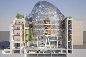 هتل گنبدی شکل؛ خودکفا در تولید برق / عکس‌ها