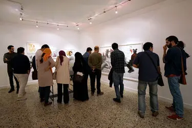افتتاحیه نمایشگاه آثار حمید بهرامی در گالری هما