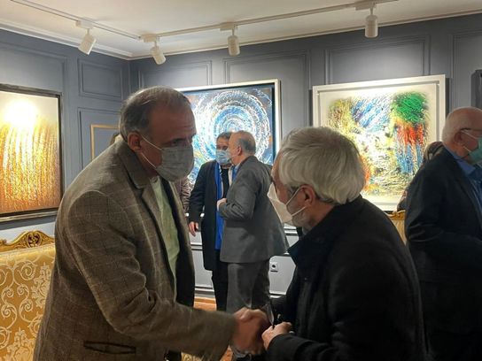 جعفر علی سروی همپا و آشوب ۹ در گالری ترانه باران