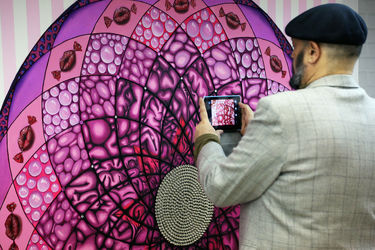 افتتاحیه نمایشگاه آثار مژده اتراک در گالری والی