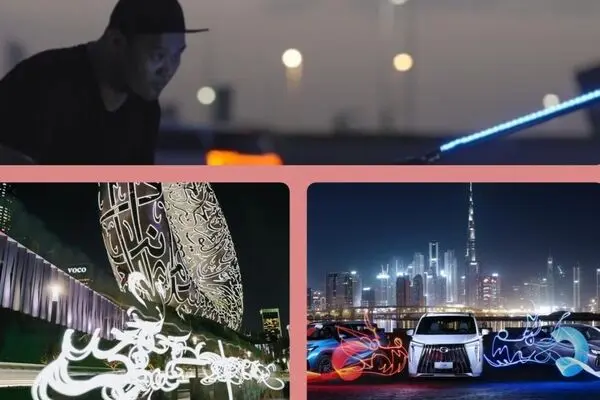 Roy Wang, Painting with Light and Three GACVehicles M8 , EMPOW and EMZOOM GS3