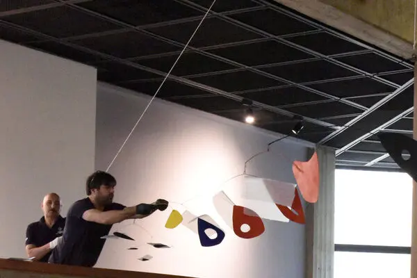 Tehran museum of Contemporary Art (TMCA) reinstalls Calder’s “Orange Fish” after renovation