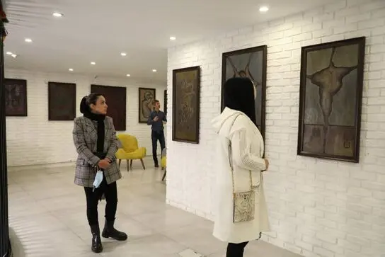 محمد محمدزاده در گالری ماهر