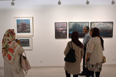 نمایشگاه نقاشی های سامان فرهنگی در گالری دید