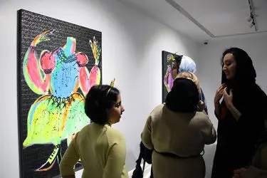 نمایشگاه نقاشی‌های نیلوفر جمشیدپور در گالری ثالث