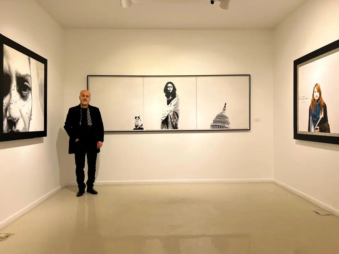 Hamidreza Shafiei and the Distinctive Women in the Paintings of Afshin Pirhashemi at Boom Gallery, Tehran