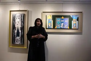نمایشگاه نقاشی سارا جعفری در گالری گلستان