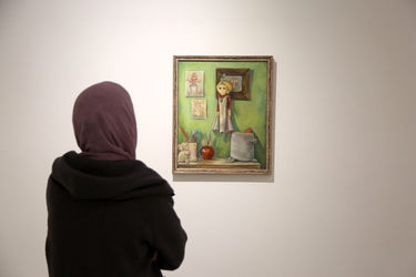 افتتاحیه نمایشگاه نقاشی‌های سوسن اتحاد در گالری هپتا