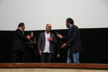 اكران خصوصی فیلم "بچه‌ای با جوراب قرمز" در سینما فلسطین