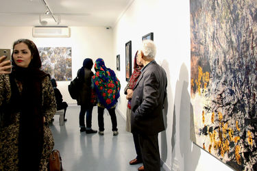 نمایشگاه نقاشی کریم نصر در گالری هور