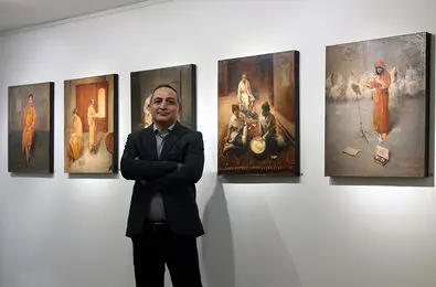 گالری مژده میزبان عظیم مرکباتچی