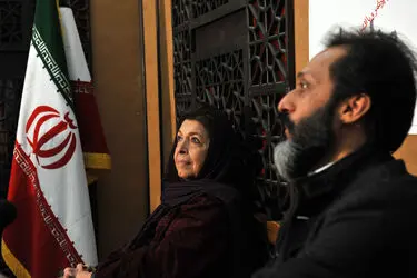 نشست خبری نمایشگاه "مداد عباس" در موسسه توسعه هنرهای معاصر