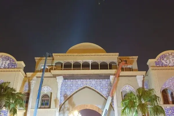 ببینید: آماده سازی پاویون ایران در گلوبال ویلج دبی/ توضیحات اندیشه سرشار و مختار عسکری