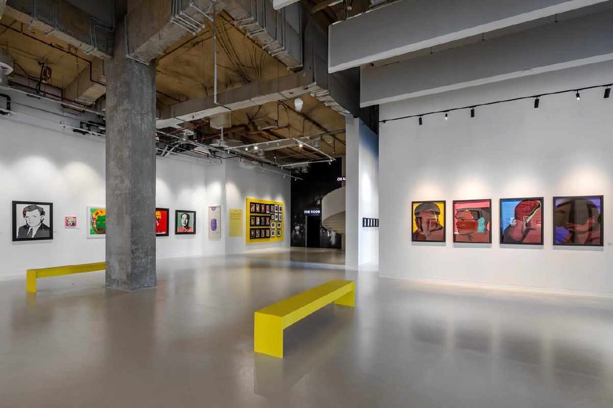 'Andy Warhol: The Glam Factory' exhibition at Foundry Downtown Dubai