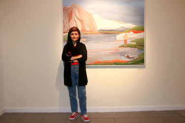 نمایشگاه نقاشی های آوا بهرامی با عنوان "سپید دندان" در گالری ویستا