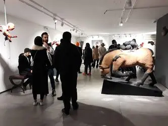 نمایشگاه آثار هادی نیکان در نگارخانه سهراب