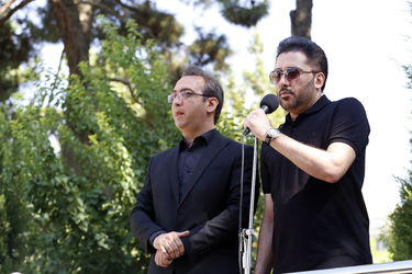 مراسم تشییع زنده‌یاد ناصر فرهودی در تالار وحدت