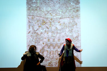 مراسم رونمایی از مجموعه خداوند رخش در موزه هنرهای معاصر