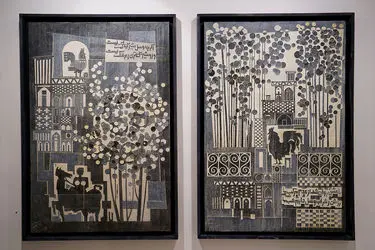 نمایشگاه آثار ایرج اسکندری در گالری ساربان