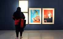 Artworks by Parvaneh Etemadi at Azad Art Gallery