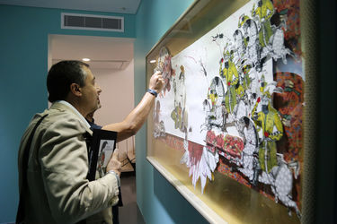 آثار فریدون آو و محسن احمدوند در گالری اعتماد