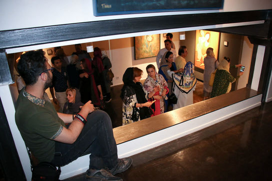 نمایشگاه نقاشی تهمینه میلانی در گالری ایوان