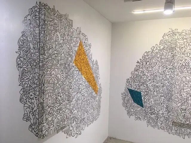 نمایشگاه نقاشی­‌ های علی رضوی با عنوان «اشکال دینامیک» در گالری زیرزمین دستان
