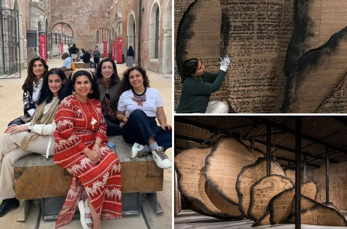 پاویون عربستان سعودی در بینال ونیز/ زنان سعودی الهام‌بخش چیدمان منال الضویان شدند