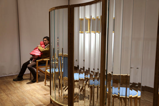 افتتاحیه نمایشگاه بیژن شافعی در گالری زمان هنر