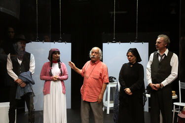 اجرای نمایش "تصادف قطار 5:25" در پلاتو تئاتر شهر