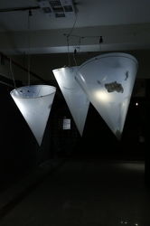 آثار چیدمان دهمین جشنواره تجسمی فجر در موسسه فرهنگی هنری صبا