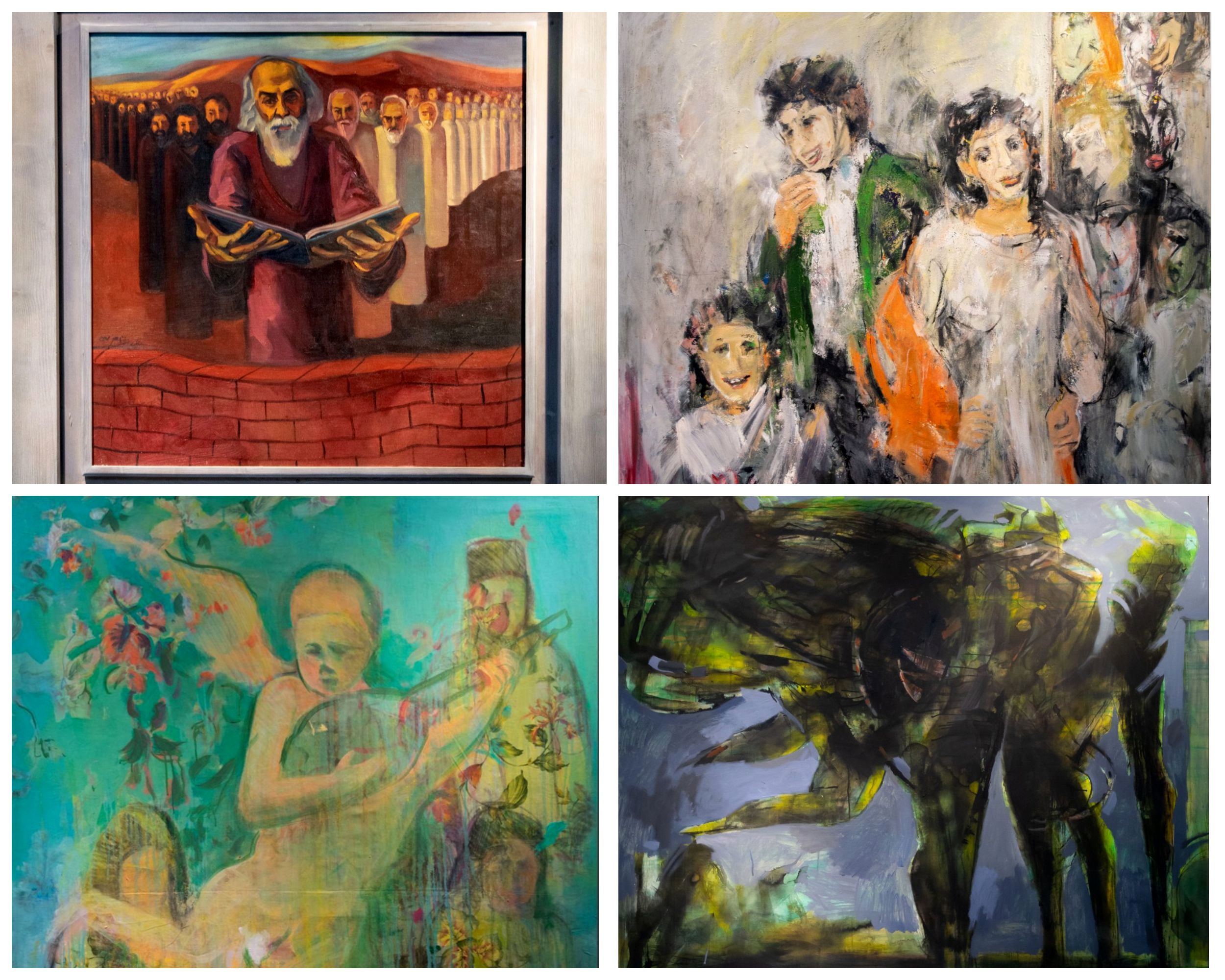 ببینید: آثار نام‌های آشنای هنر بر روی دیوار گالری نگر